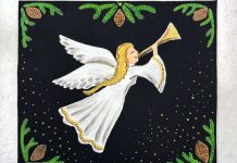 Занятие «Ангел Рождества: семейное творчество в технике маляванка»